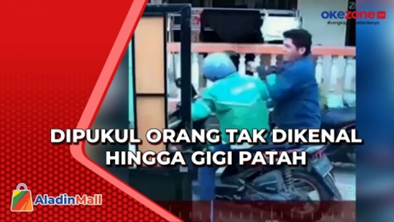 Viral Pengemudi Ojol Tua Di Palembang Dipukuli Pria Sampai Gigi Patah