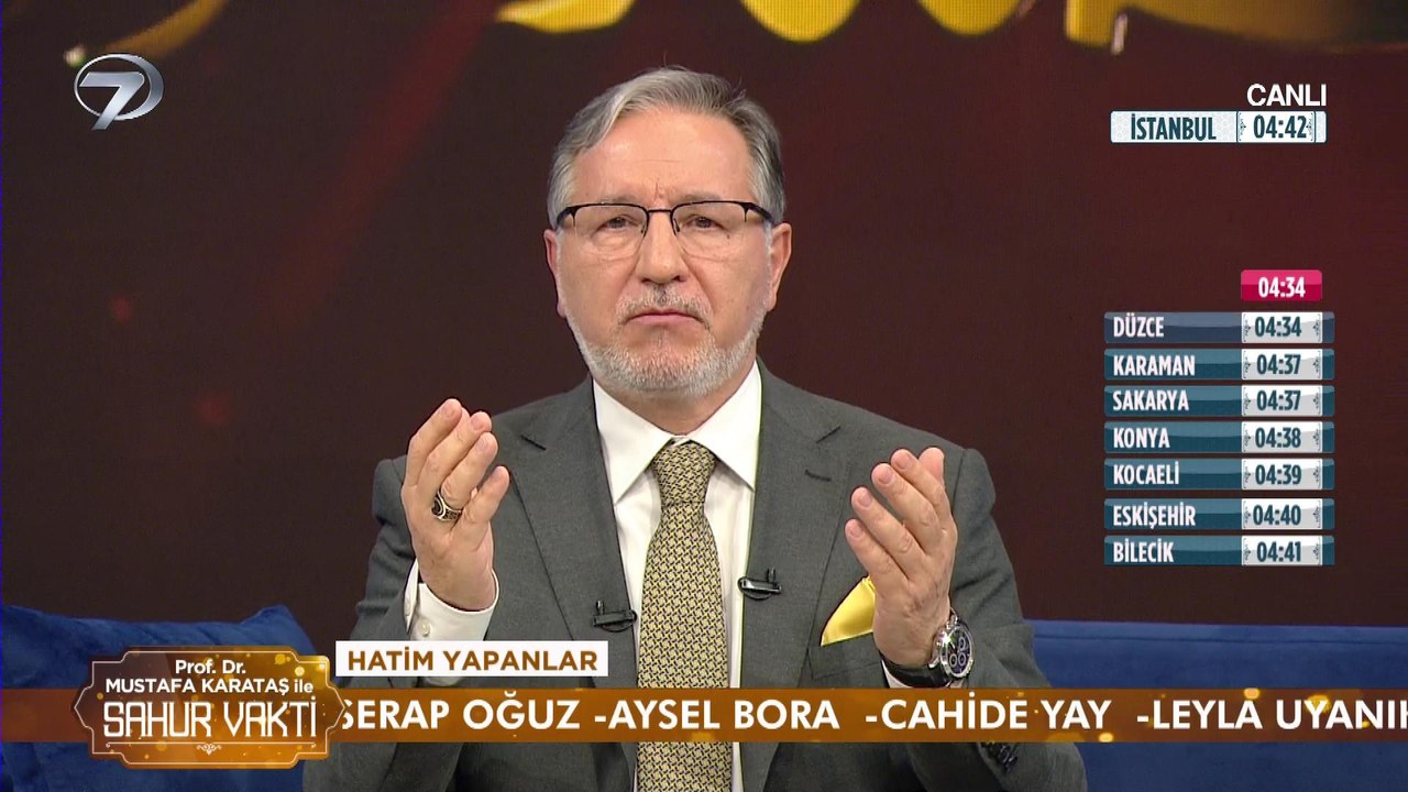 Prof Dr Mustafa Karata Ile Sahur Vakti Nisan Dailymotion