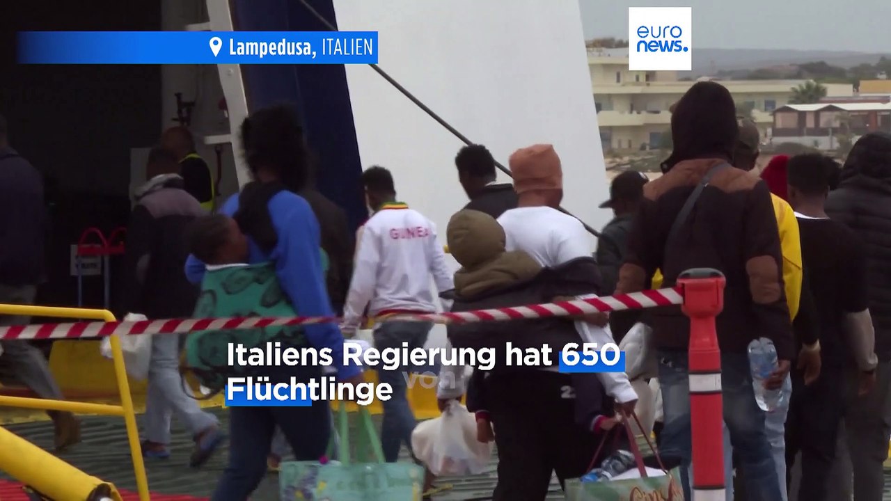 Lager Auf Lampedusa Berf Llt Regierung Startet Umverteilung Von