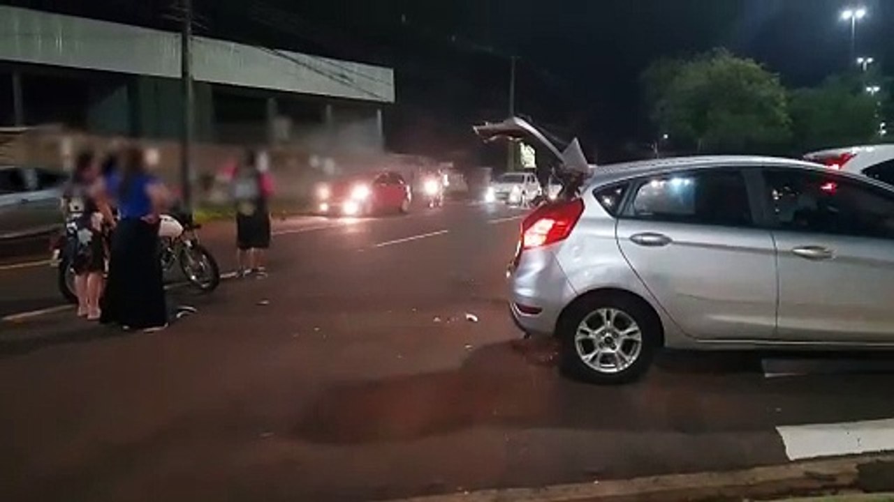 Motociclista Fica Ferido Em Acidente Na Avenida Tancredo Neves V Deo