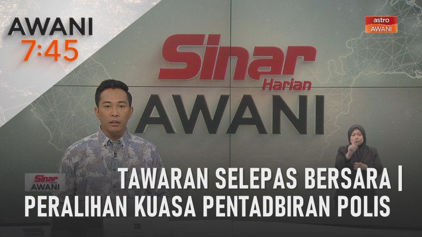 Awani Tawaran Selepas Bersara Peralihan Kuasa