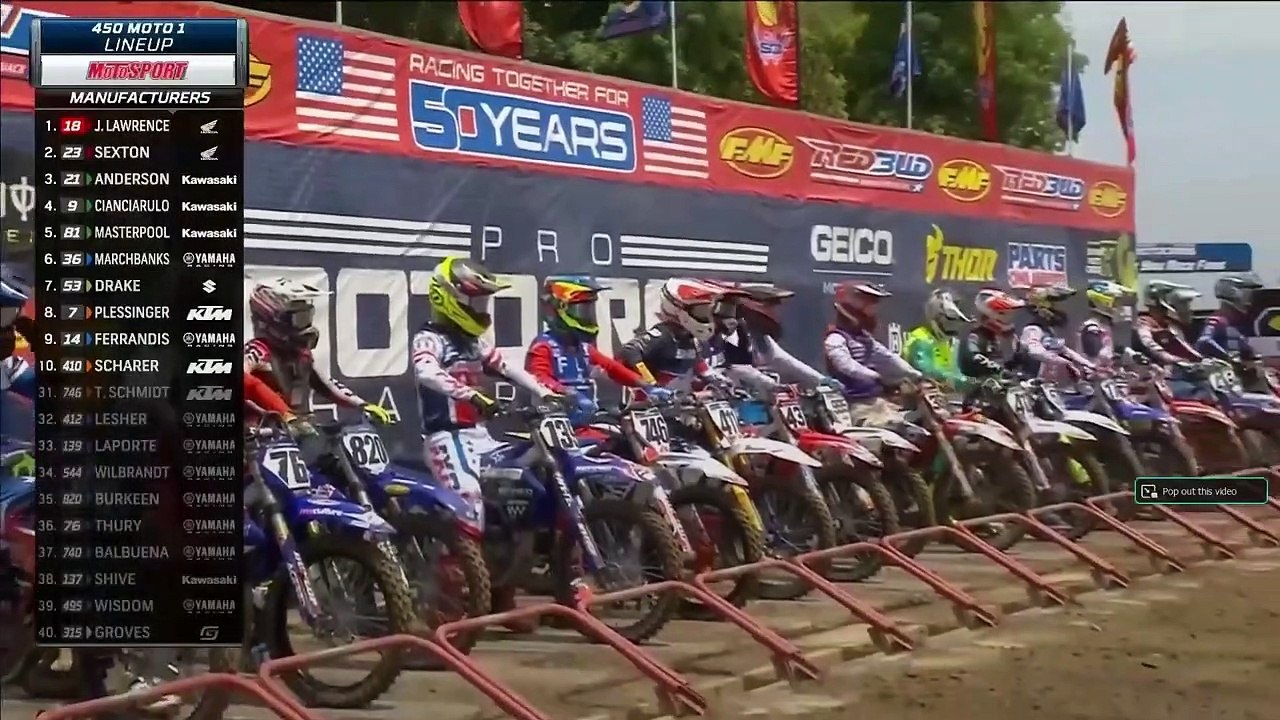 PRO MOTOCROSS RED BUD 450 MOTO 1 Vidéo Dailymotion