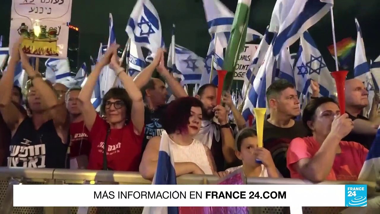 Israel Miles De Personas Volvieron A Protestar Contra La Reforma