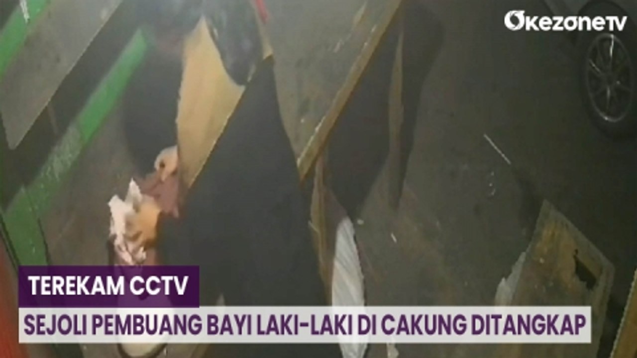 Terekam CCTV Sejoli Pembuang Bayi Laki Laki Di Cakung Ditangkap