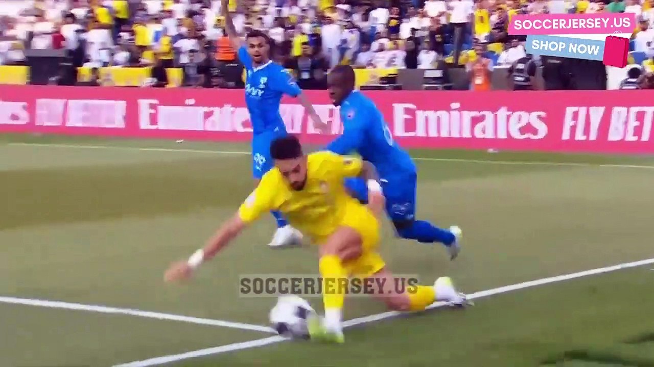 Ronaldo Unbelievable Doublekick Goal Al Nassr Vs Al Hilal