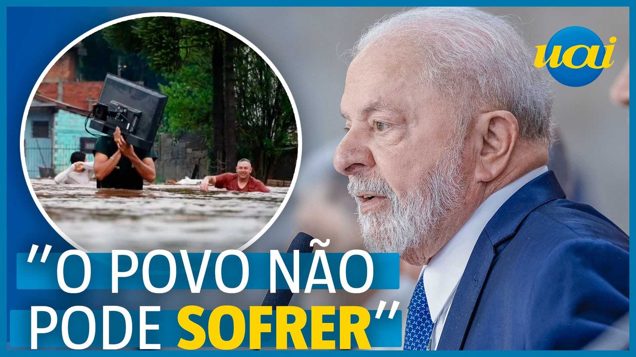 Ciclone No Rs Lula Anuncia R Bi Do Bndes E R Mi Do Fgts V Deo