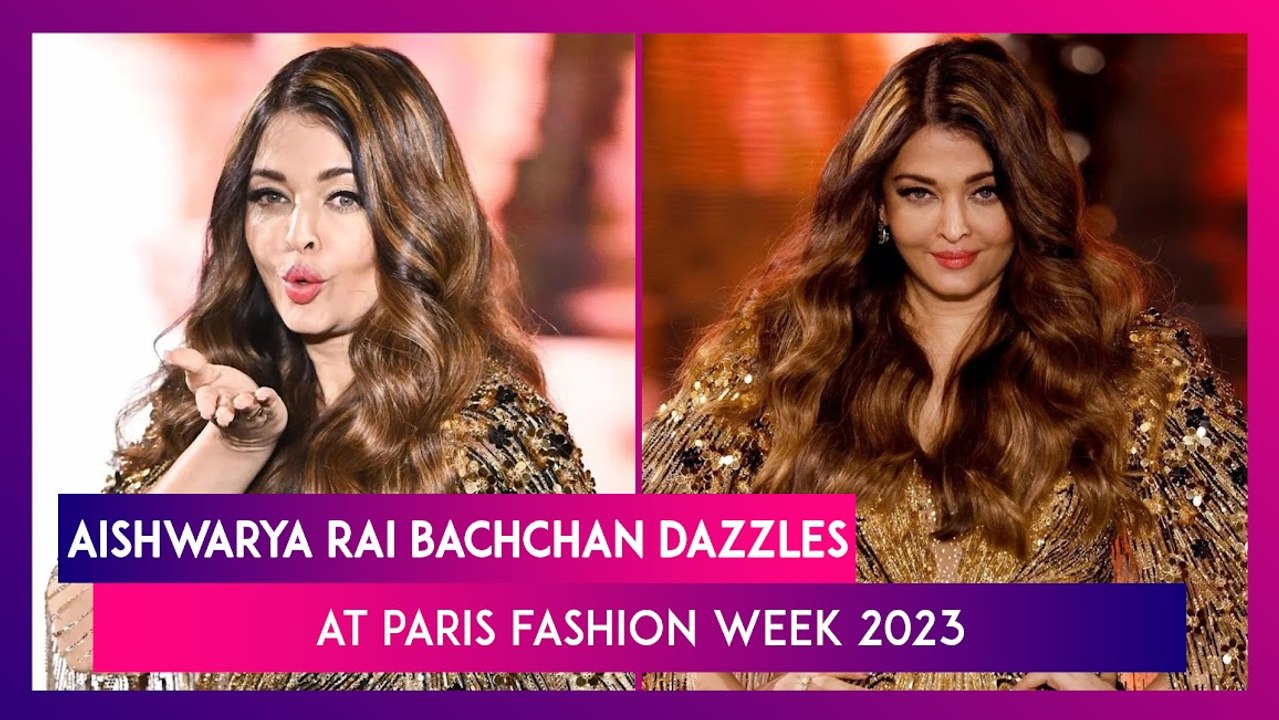 Aishwarya Rai Bachchan Shines As She Walks The Ramp At Paris Fashion