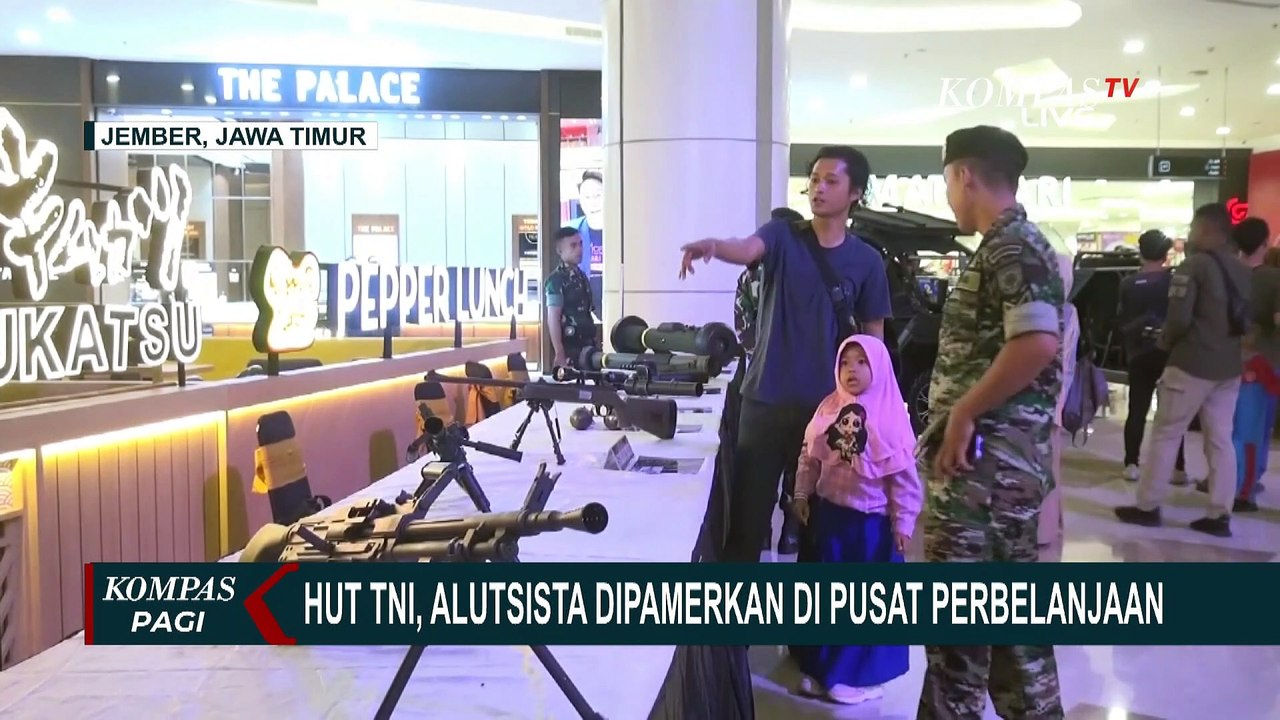 Meriahkan Hut Ke Tni Alutsista Dipamerkan Di Pusat Perbelanjaan