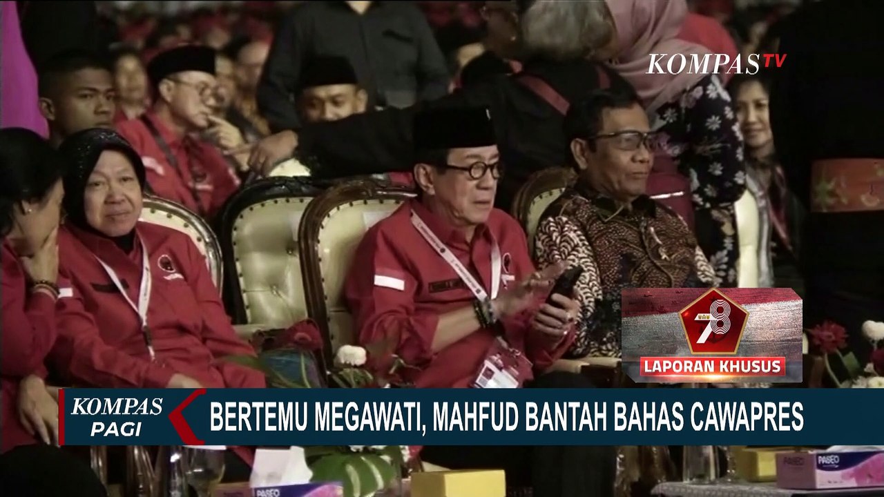 Mahfud Md Angkat Bicara Soal Pertemuannya Dengan Megawati Video