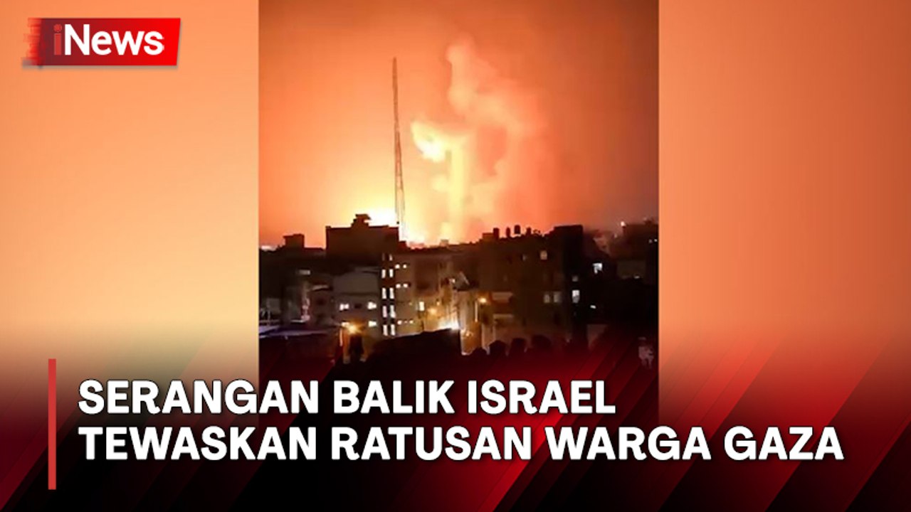 Mencekam Detik Detik Israel Serang Balik Gaza 232 Orang Tewas Video