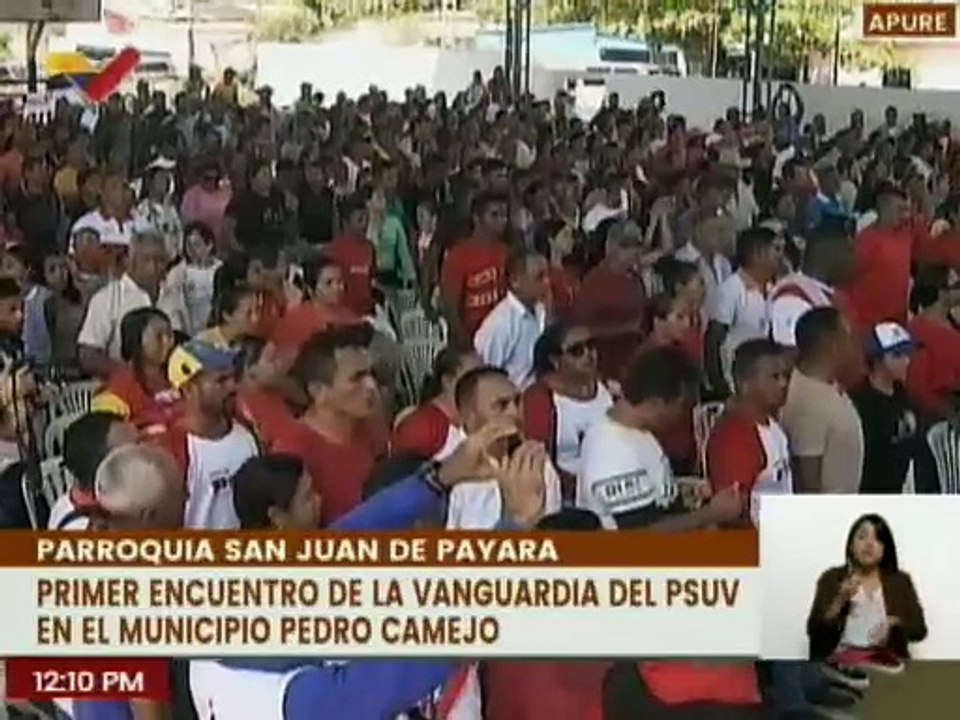 Apure Primer Encuentro De La Vanguardia Del PSUV En La Pqa San Juan