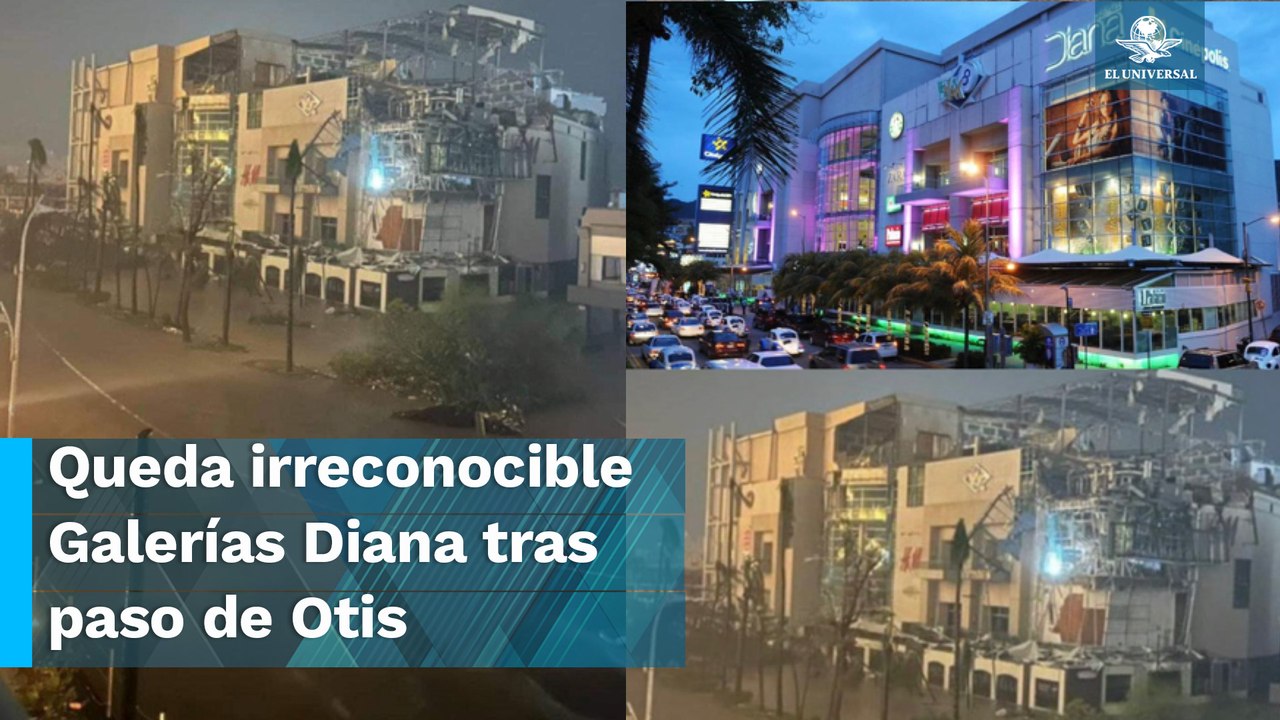 Huracán Otis arrasa con Galerías Diana en Acapulco Vídeo Dailymotion