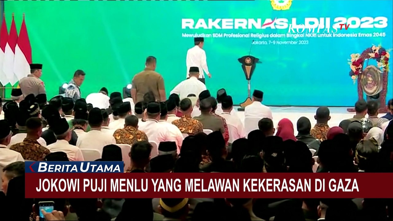 Jokowi Puji Ketegasan Menlu Retno Menentang Perang Israel Dan Palestina