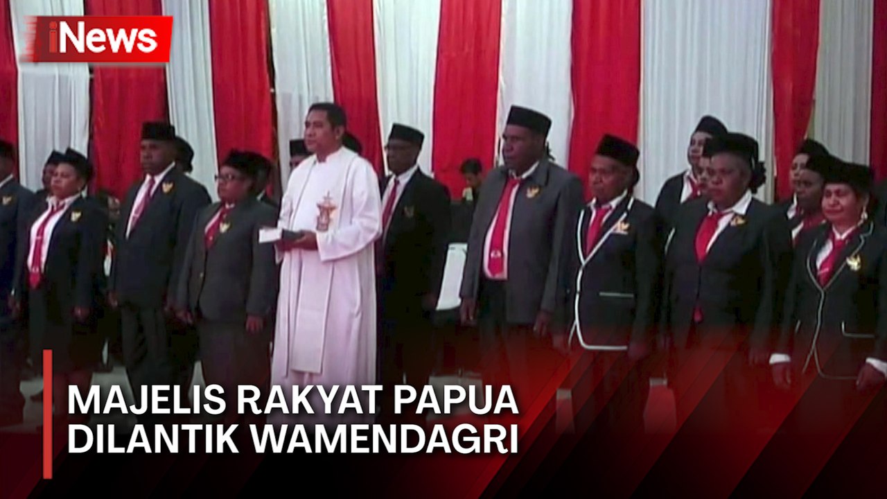 28 Anggota Majelis Rakyat Papua Dilantik Wamendagri Di Nabire Video