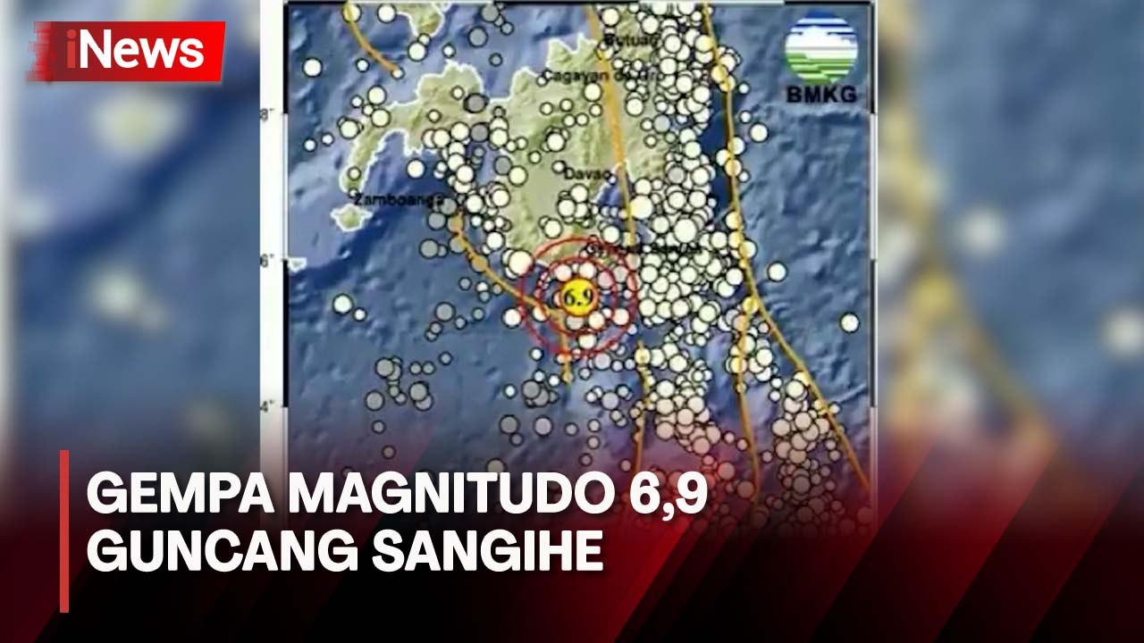 Gempa Magnitudo 6 9 Landa Sangihe Terasa Hingga Manado Video Dailymotion