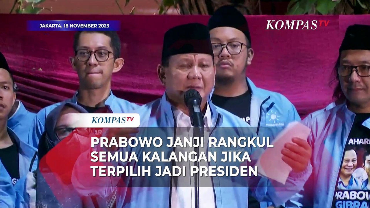 Tiru Kepemimpinan Jokowi Prabowo Janji Rangkul Semua Pihak Jika