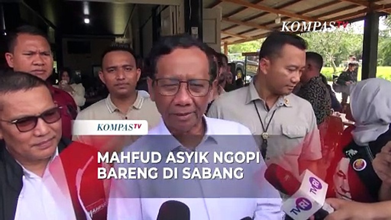 Momen Mahfud Md Ngopi Dan Diskusi Bareng Para Pemuda Di Aceh Video