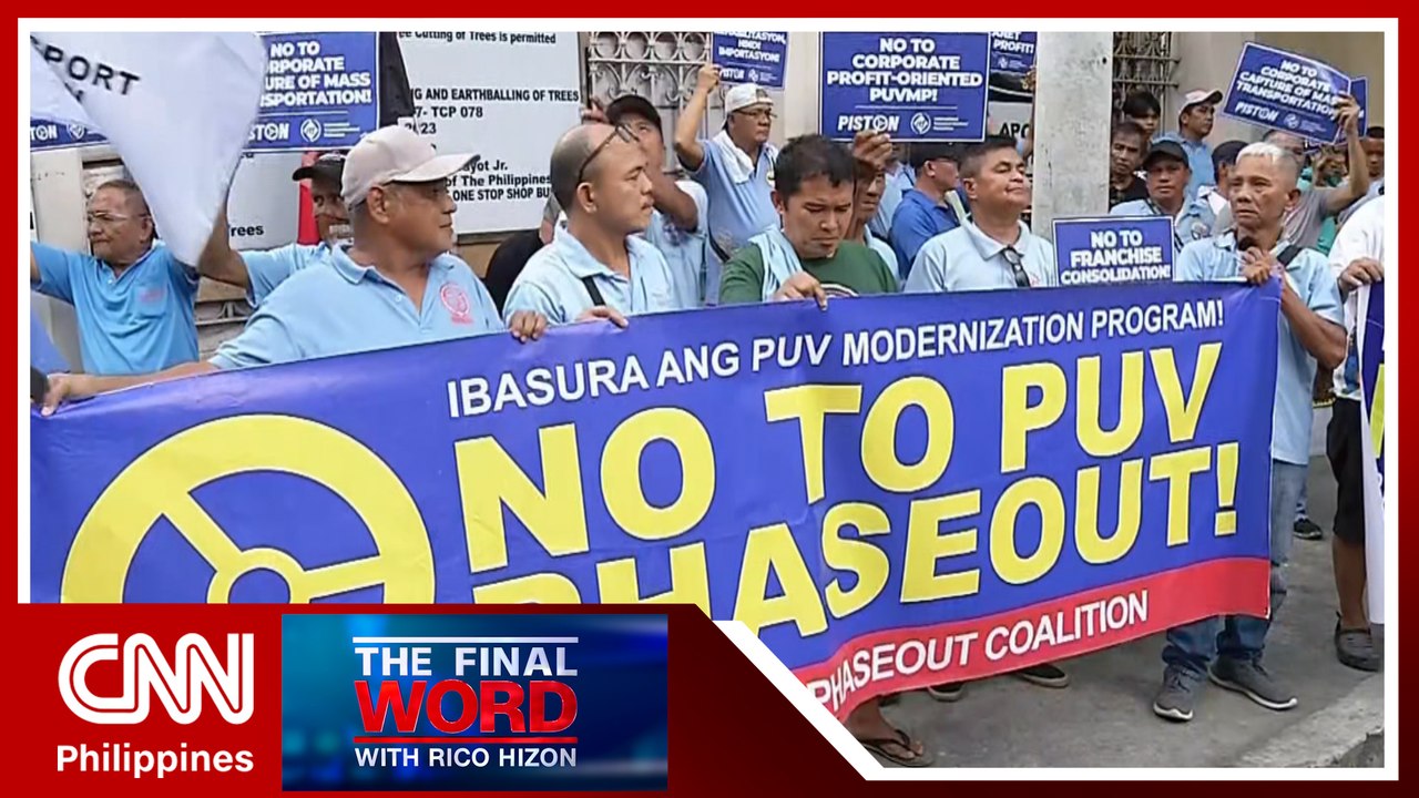 Groups Urge Sc To Block Puv Modernization Program Video Dailymotion