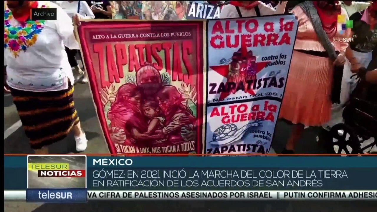 Se conmemoran 30 años del levantamiento armado del Ejército Zapatista