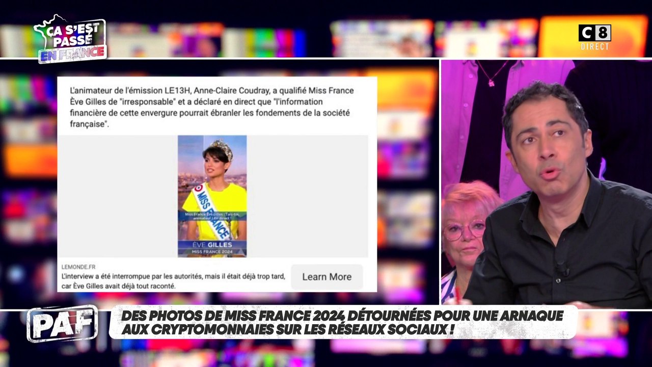 Miss France Des photos détournées pour une arnaque aux cryptomonnaies