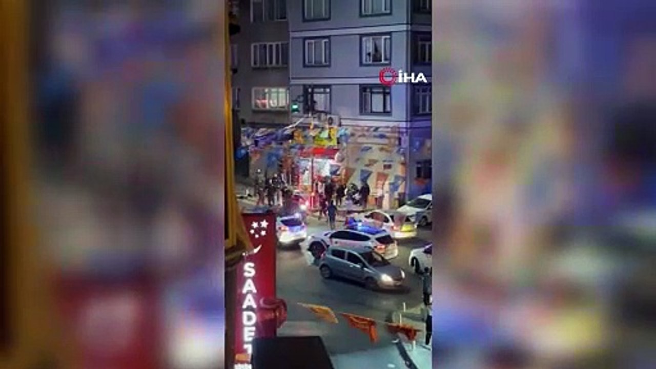 Kağıthane de motosikletli 2 şahıs devriye gezen bekçiyi vurdu