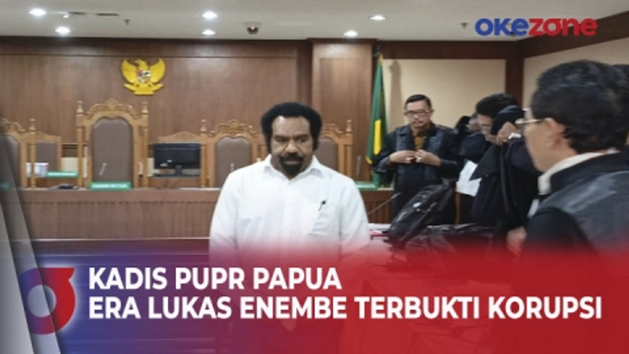 Kadis Pupr Papua Era Gubenur Lukas Enembe Divonis Tahun Bulan