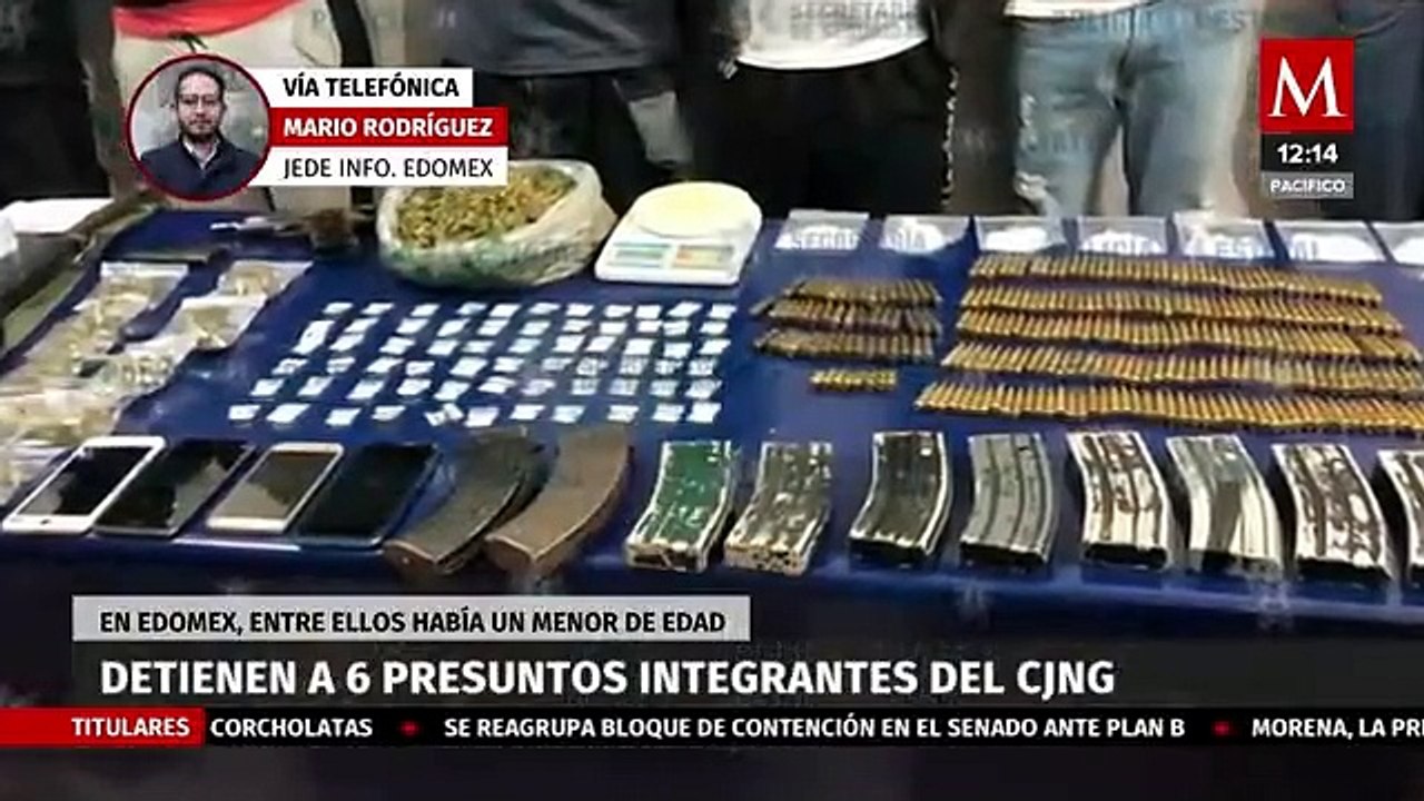 Detienen a 6 presuntos integrantes del CJNG en Edomex Vídeo Dailymotion