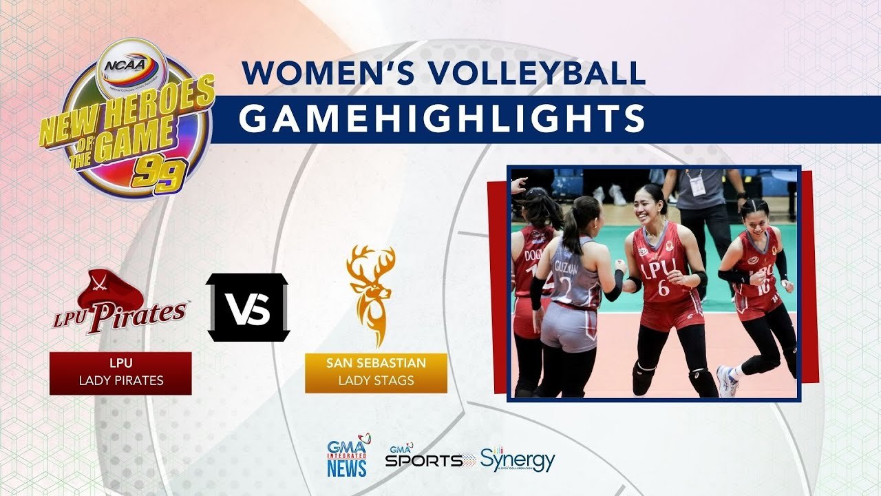 Ncaa Womens Volleyball Lpu Vs San Sebastian Highlights Ncaa