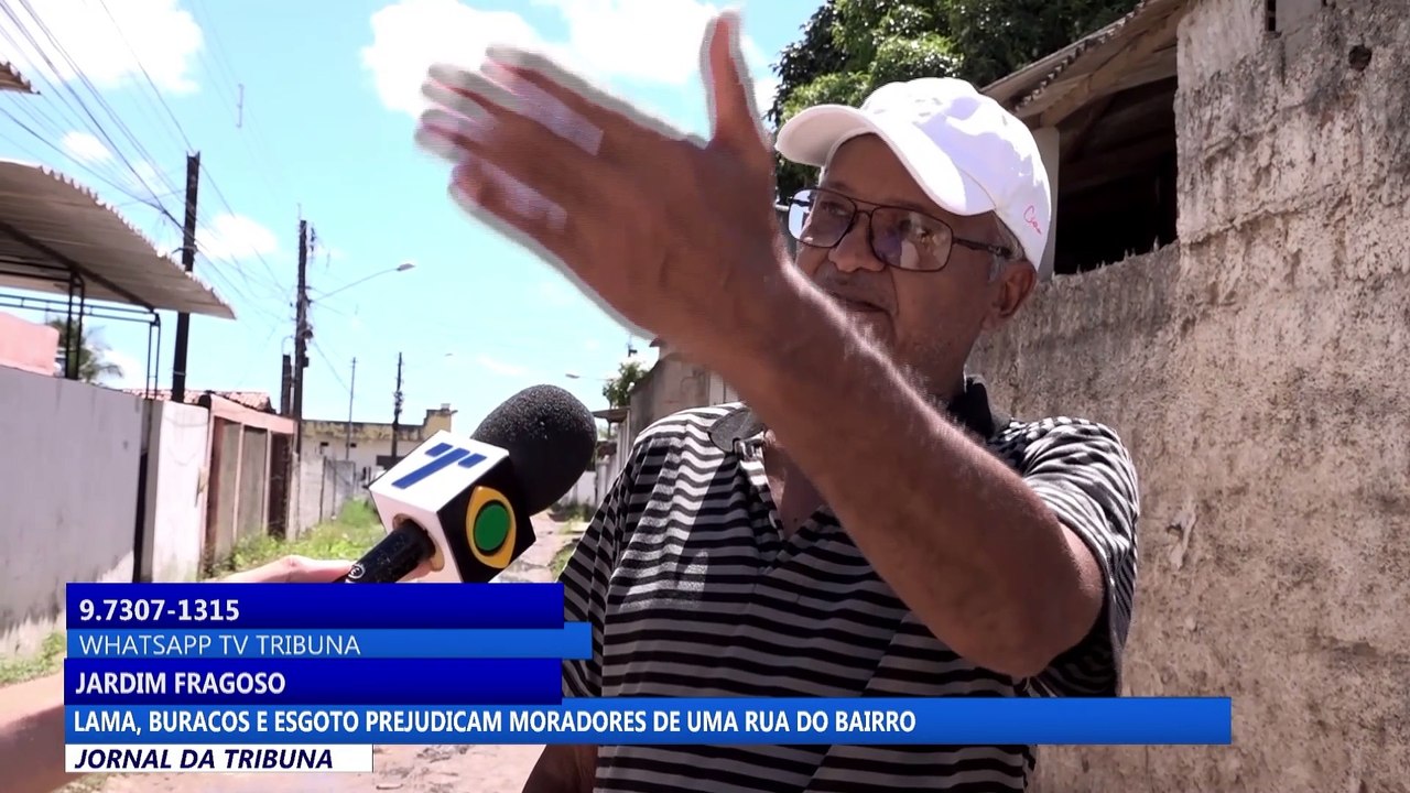 Lama Buracos E Esgoto Prejudicam Moradores De Uma Rua De Jardim