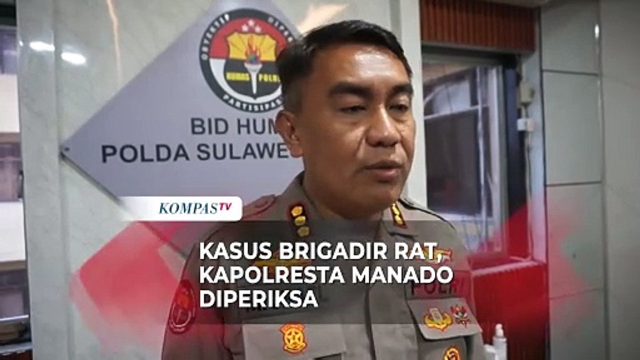 Terseret Kasus Brigadir RAT Kapolresta Manado Diperiksa Begini