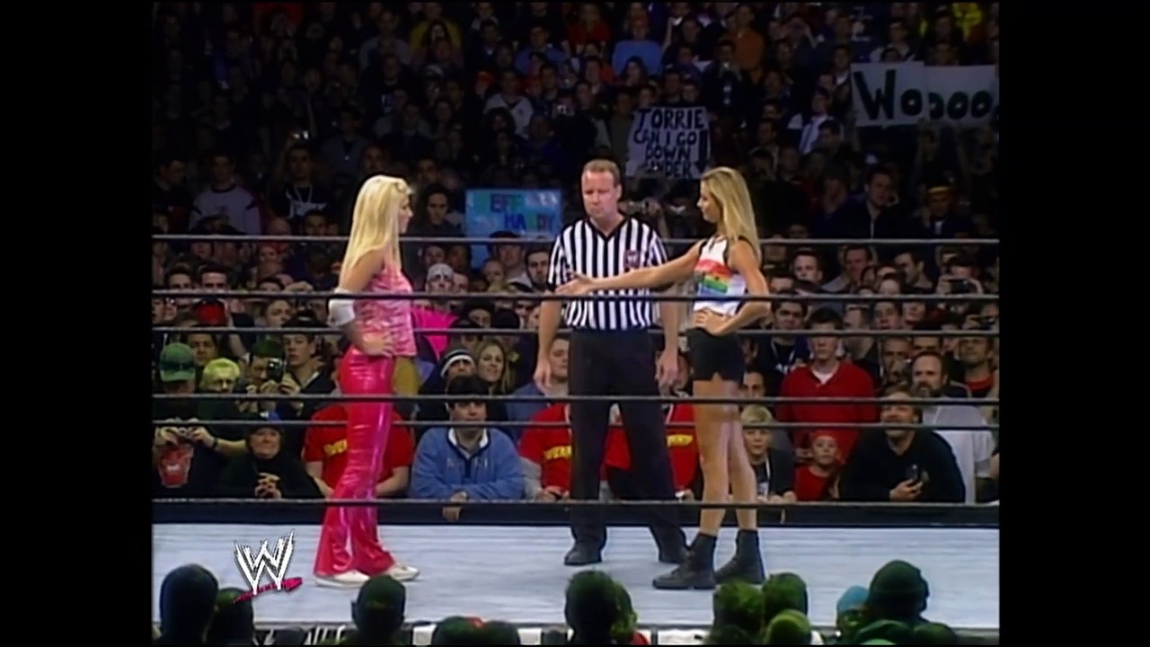 Torrie Wilson Vs Stacy Keibler Bra Panties Match WWE Global