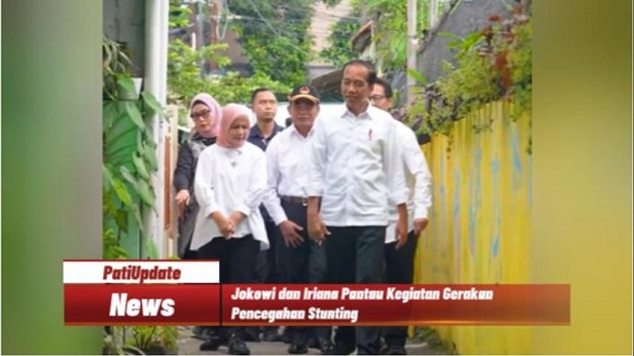 Kunjungi Posyandu Wijaya Kusuma Jokowi Pantau Kegiatan Pencegahan