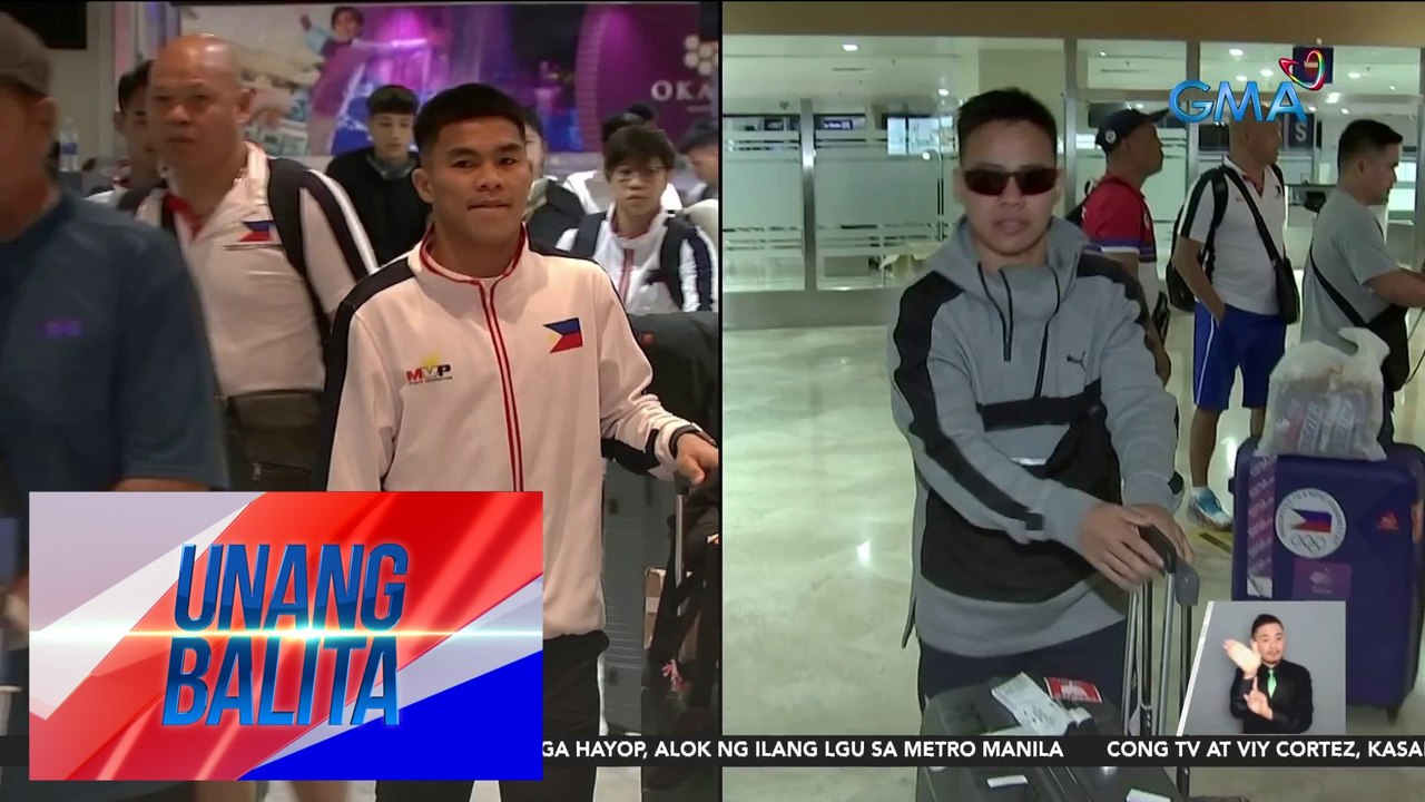 Phl Boxers Carlo Paalam At Nesthy Petecio Flag Bearers Ng Pilipinas