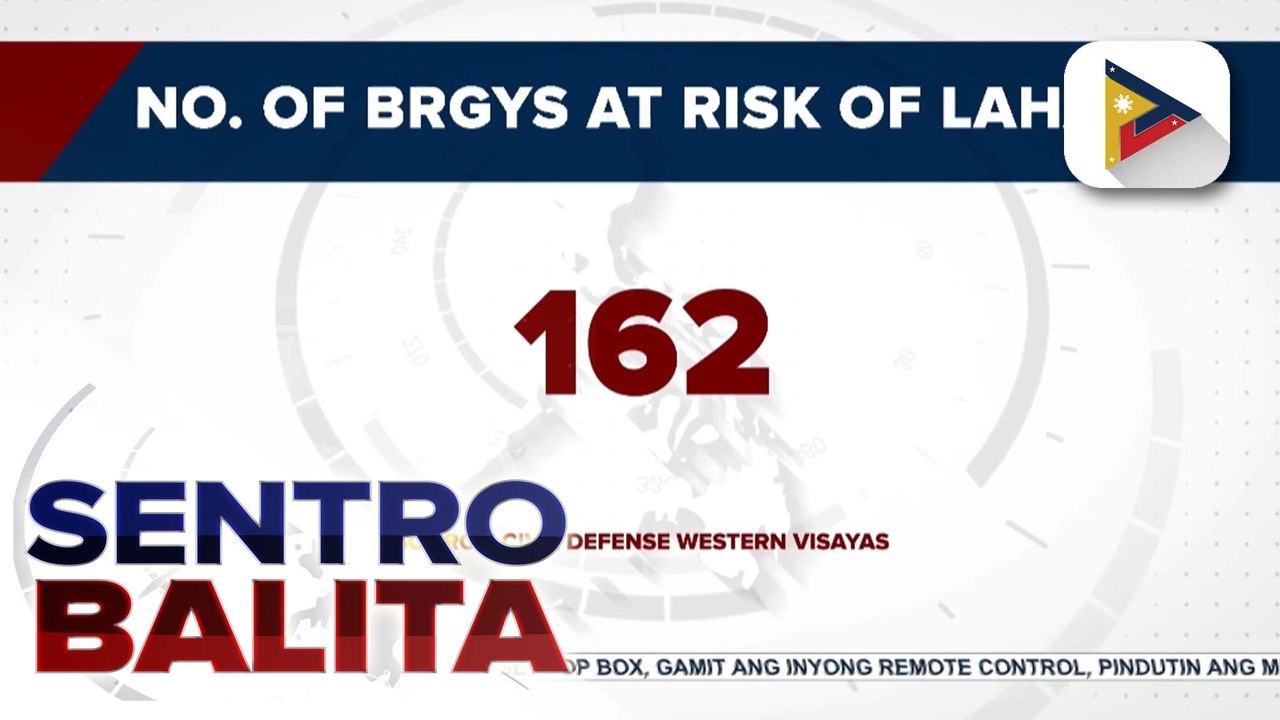 Higit 160 Barangay Sa Negros Island Nahaharap Sa Banta Ng Lahar Ayon