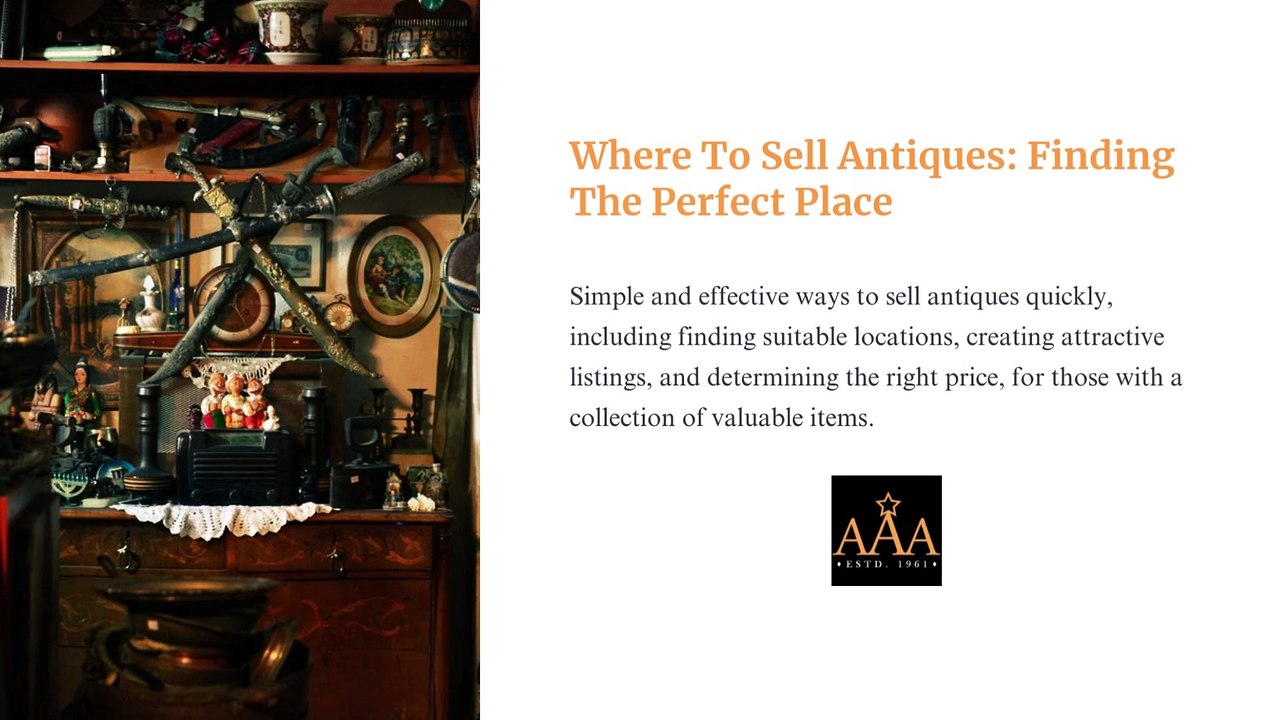 Where To Sell Antiques Finding The Perfect Place Video Dailymotion