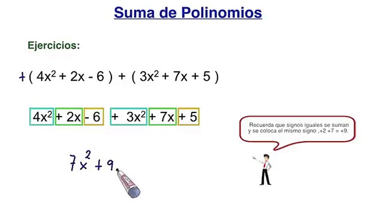 Suma De Polinomios Ejercicios P V Deo Dailymotion