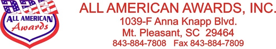 All American Awards, Inc., Charleston, SC