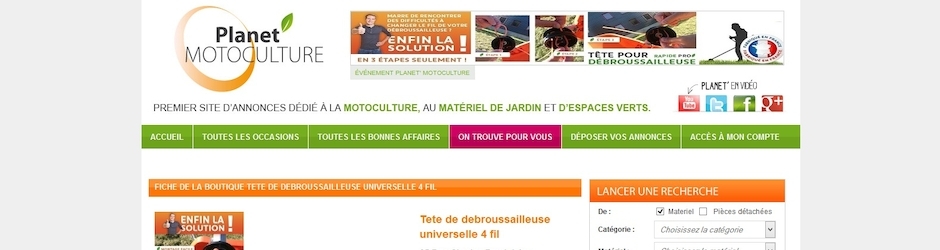 tete universelle de débroussailleuse Rapide