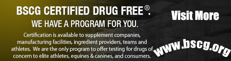 BSCG Supplement Certification