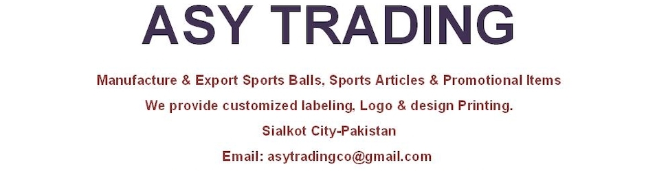ASY Sports Goods, Sports Balls, Textiles