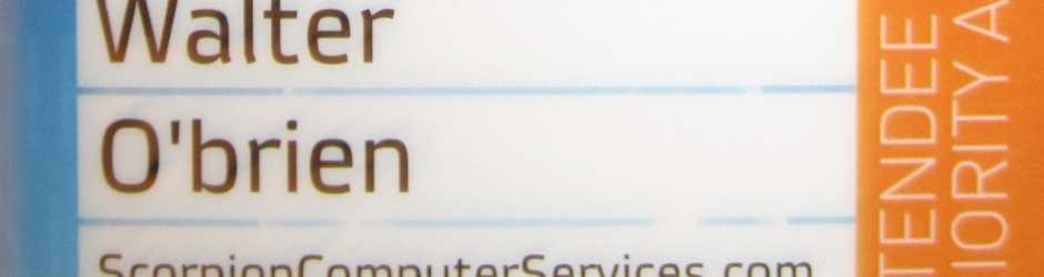 Walter O'Brien Scorpion Computer Services