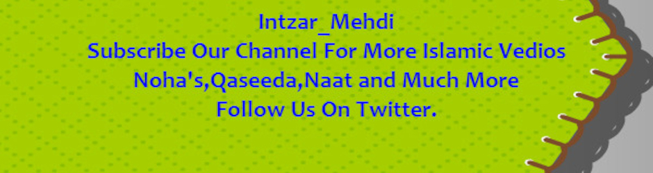Intzar_Mehdi