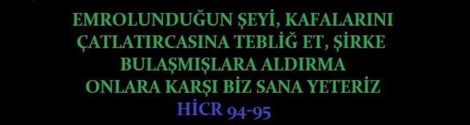 TAİFETUL MANSURA KUR-AN SÜNNET TEVHİD