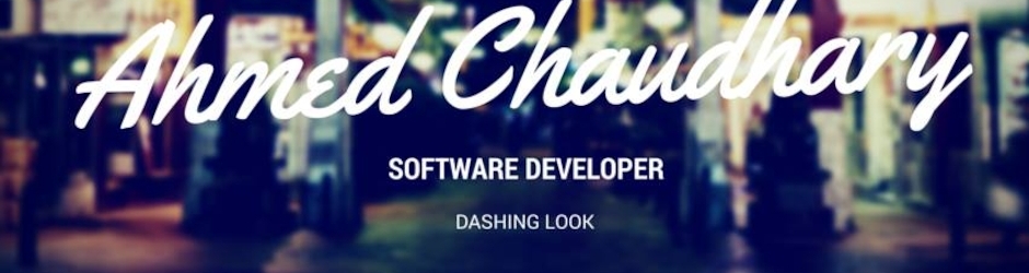 CH - 1 !n & @s  AHMED CHAUDHARY