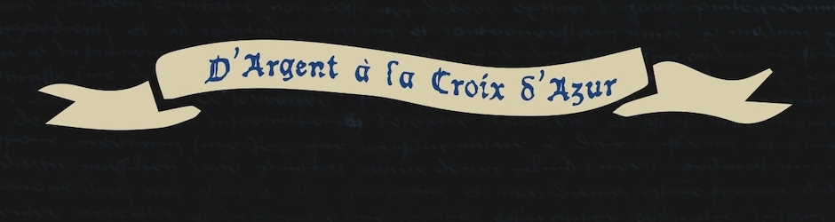 D'argent à la Croix d'Azur
