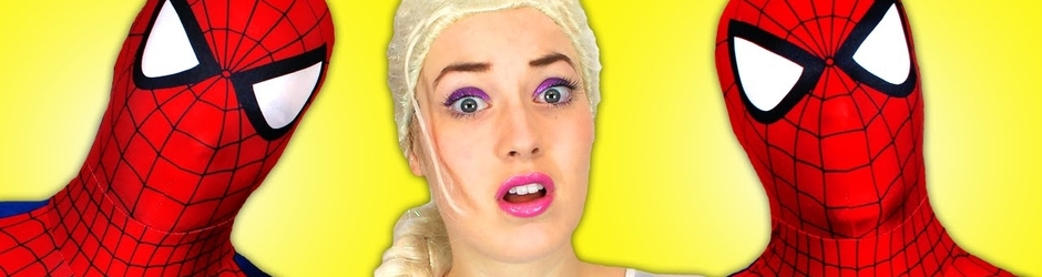 The Funny Spiderman & Frozen Elsa