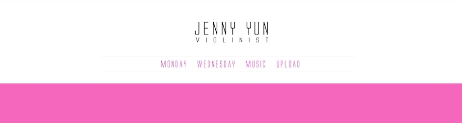 Violinist Jenny Yun