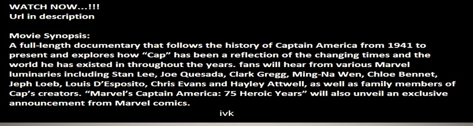 Marvel's Captain America  75 Heroic Years