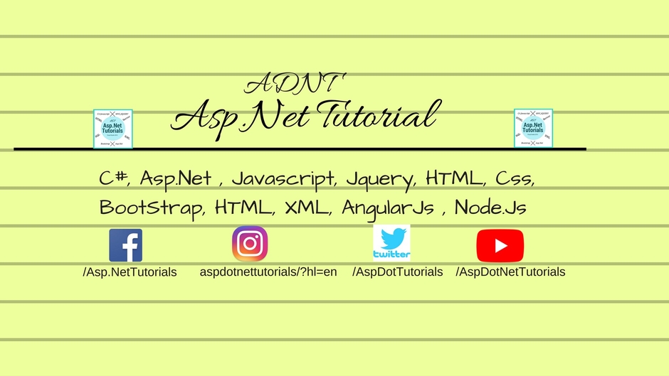 AspDotNet Tutorials