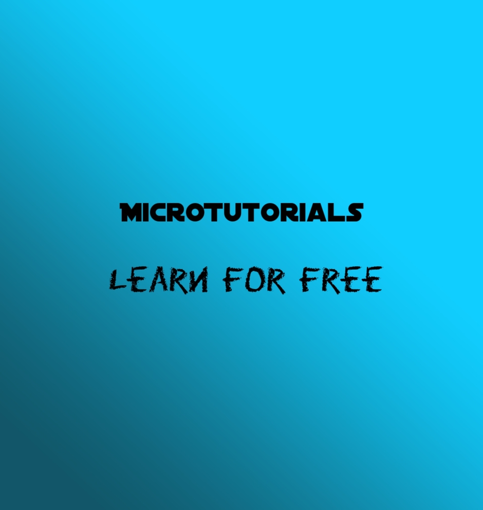 MicroTutorials